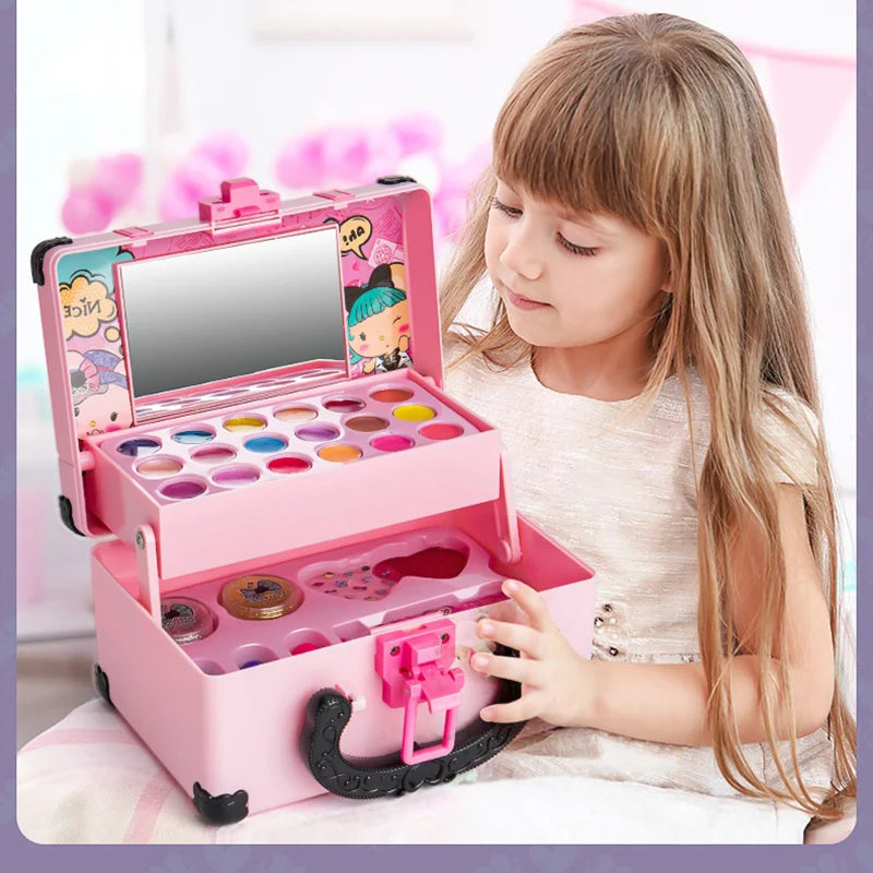 Kids Pretend Makeup Kit – Princess Play Toy