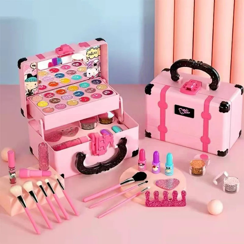 Kids Pretend Makeup Kit – Princess Play Toy