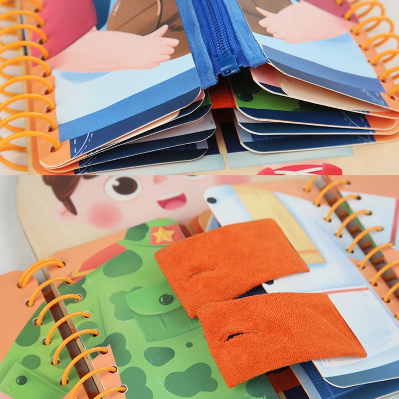 Wooden Activity Busy Board – Early Education & Sensory Play