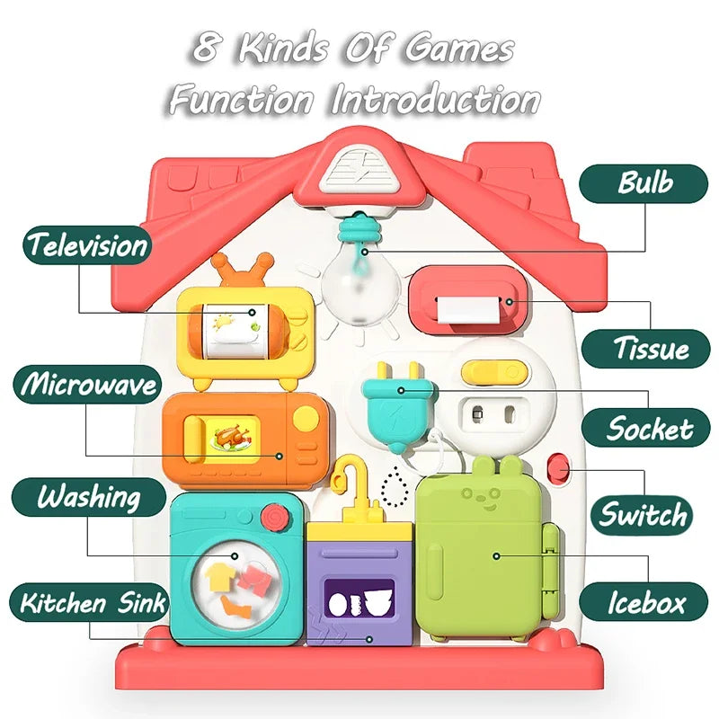 Baby Sensory Busy Board Montessori Toys