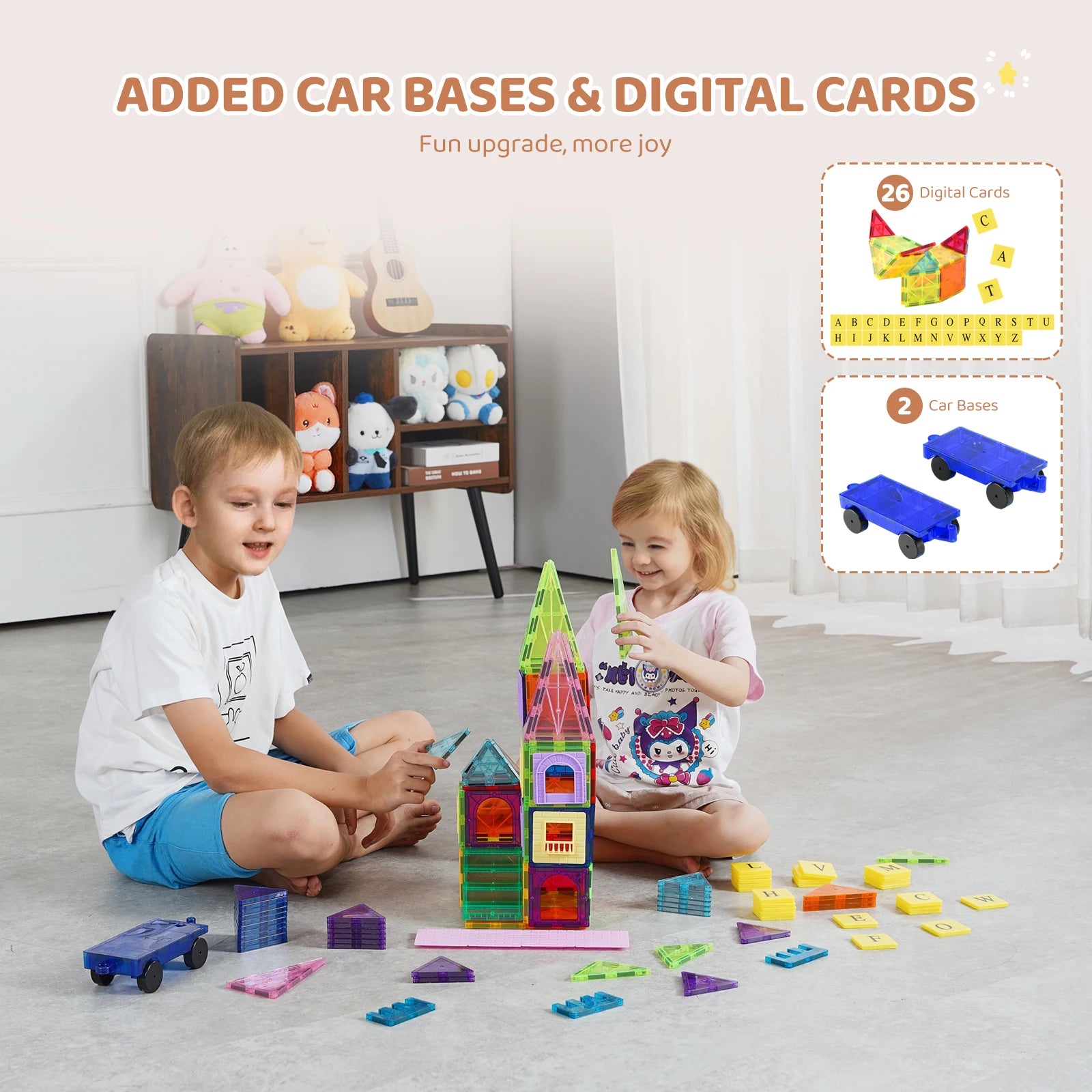 Smart Toys -  Magnetic Building Blocks Set 121 PCS