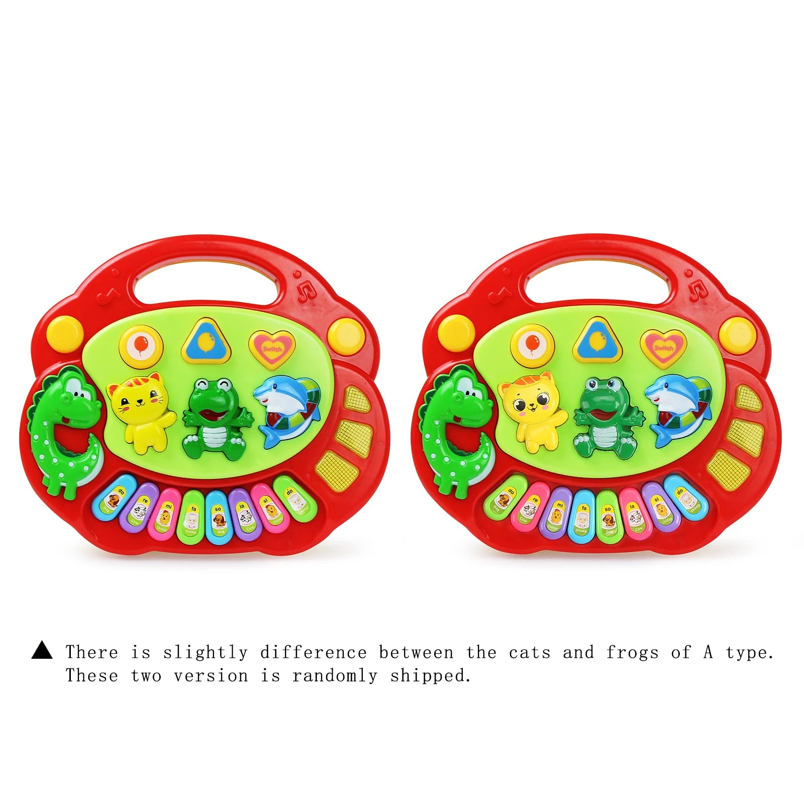 Animal Sound Piano Toy – Flashing Lights & Music for Kids